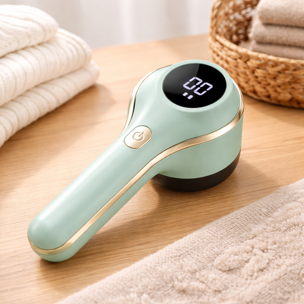 LintLux™ Digital Fabric Shaver | Rechargeable Lint & Fuzz Remover