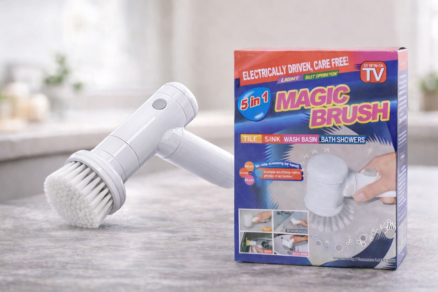 TurboScrub Pro™ Electric Cleaning Brush
